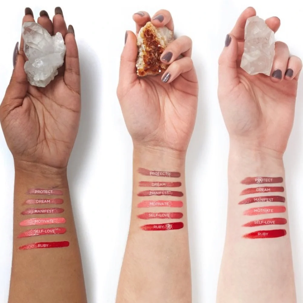 ĀTHR BEAUTY Radiant Ruby Lip Crème in Ruby color